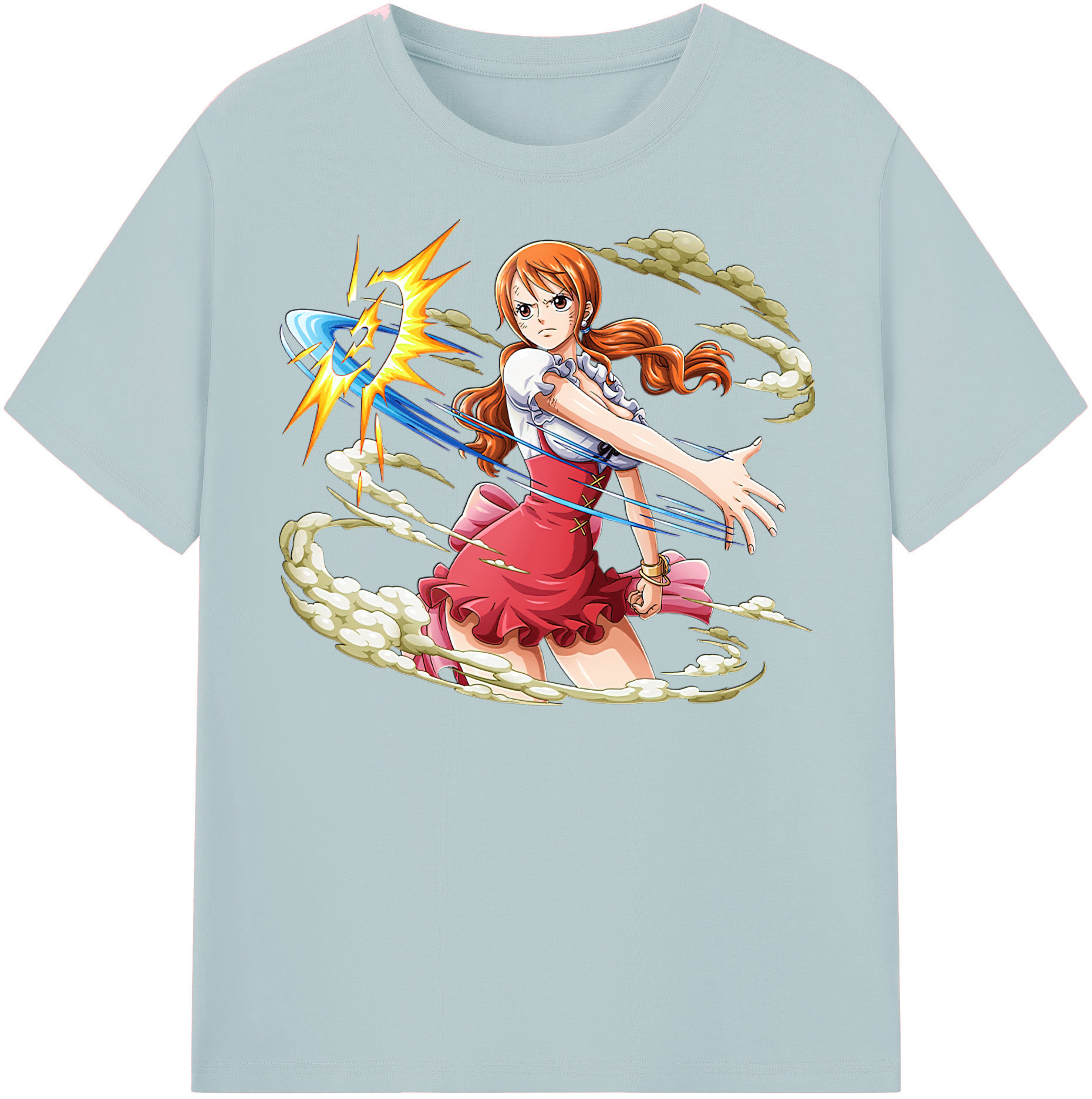 ワンピース ナミ ONE PIECE Nami 綿100％半袖Tシャツ（フロントプリント）
